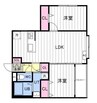 アルファスクエア南1西18 2LDKの間取り
