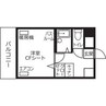 ドミール札幌 1Kの間取り