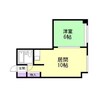 ロジェ25 1DKの間取り