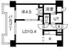 UURコート札幌北三条 1LDKの間取り