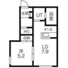 モコブラック 1LDKの間取り