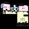 エレガンス宮の森アネックス 2LDKの間取り