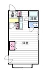 Casa Pearl Pierce II 1Kの間取り