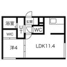 GAOKA GROOVE 1LDKの間取り