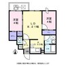 ボア　ソルテS4 2LDKの間取り