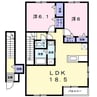ファインヒルズ 2LDKの間取り