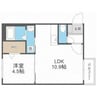J・rassurer 1LDKの間取り