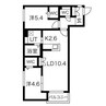 ALPHA GRANDE札幌南4条 2LDKの間取り