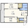 ASAHIYAMA CITY.STELLA 2LDKの間取り