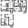 南10条西13丁目戸建 4LDKの間取り