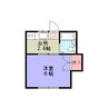 エクセル高松 1Kの間取り