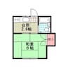 エクセル高松 1Kの間取り