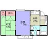 メゾンド加納3 2Kの間取り