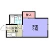 のぞみ荘 1Kの間取り