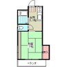 コーポ美幸 1Kの間取り