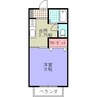 ファランドール松尾 1Kの間取り