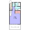 モイドーム清水Ⅱ 1Rの間取り