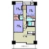 桜山閣 3LDKの間取り
