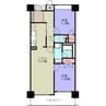 桜山閣 2LDKの間取り