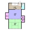 福田アパート 2Kの間取り
