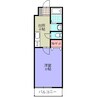 ボアソナードⅤ 1Kの間取り