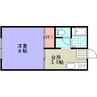 ＡＰムライ 1Kの間取り