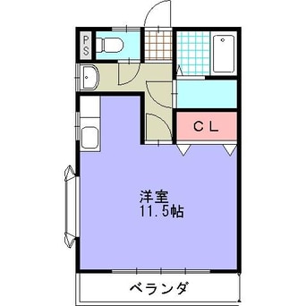 間取図 セントラルハウス鳥居B