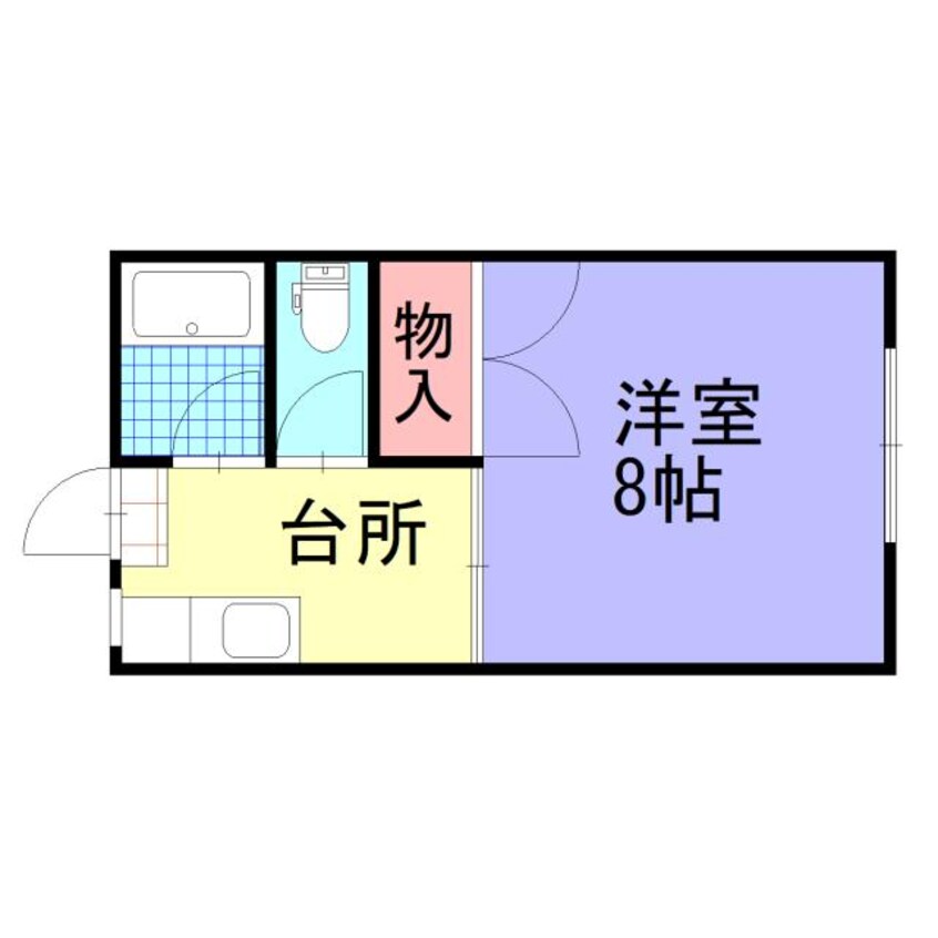 間取図 ルミネ加賀野