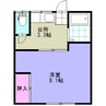 コーポ高森 1Kの間取り