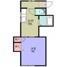 メゾンラヴィーヌ 1Kの間取り
