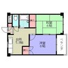 ベルフィオーレ盛岡 2Kの間取り