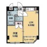 ビラージュ花屋町 1LDKの間取り