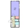 さくらハイツ 1Kの間取り