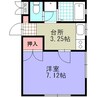 FLORASON　Ｂ 1Kの間取り