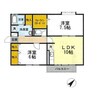 サンシルフィー 2LDKの間取り