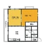 マンションストーク 2DKの間取り