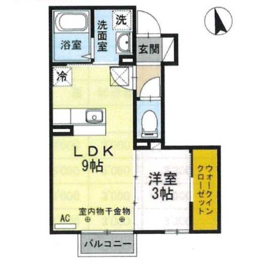 間取図 ルミネス山岸