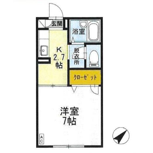 間取り図 ディアス・ナガタ