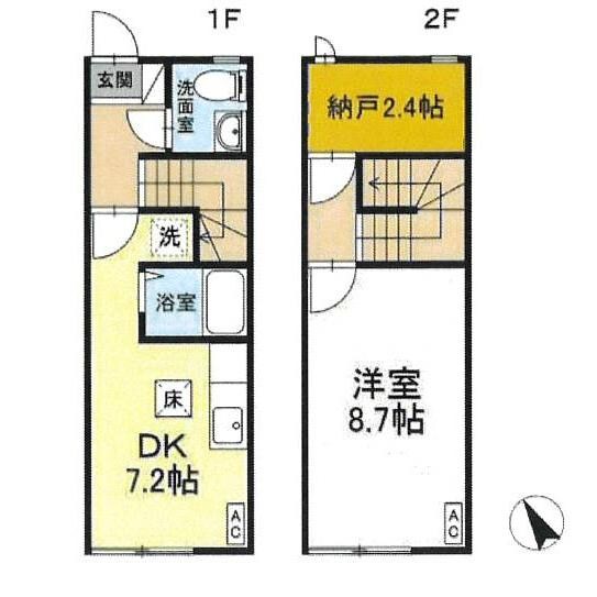 間取り図 Y,s AP厨川