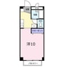 ドエルリバーサウスA 1Kの間取り