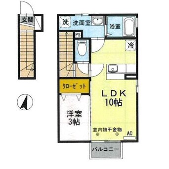 間取図 ラコルタ前九年