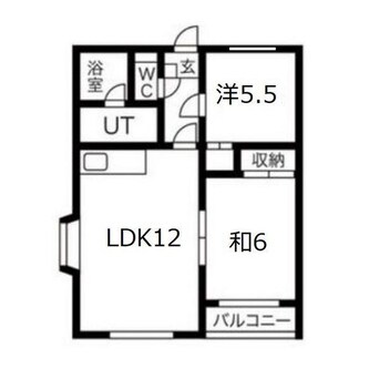 間取図 ラ・ブリランテ