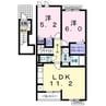 エピソードⅠ 2LDKの間取り
