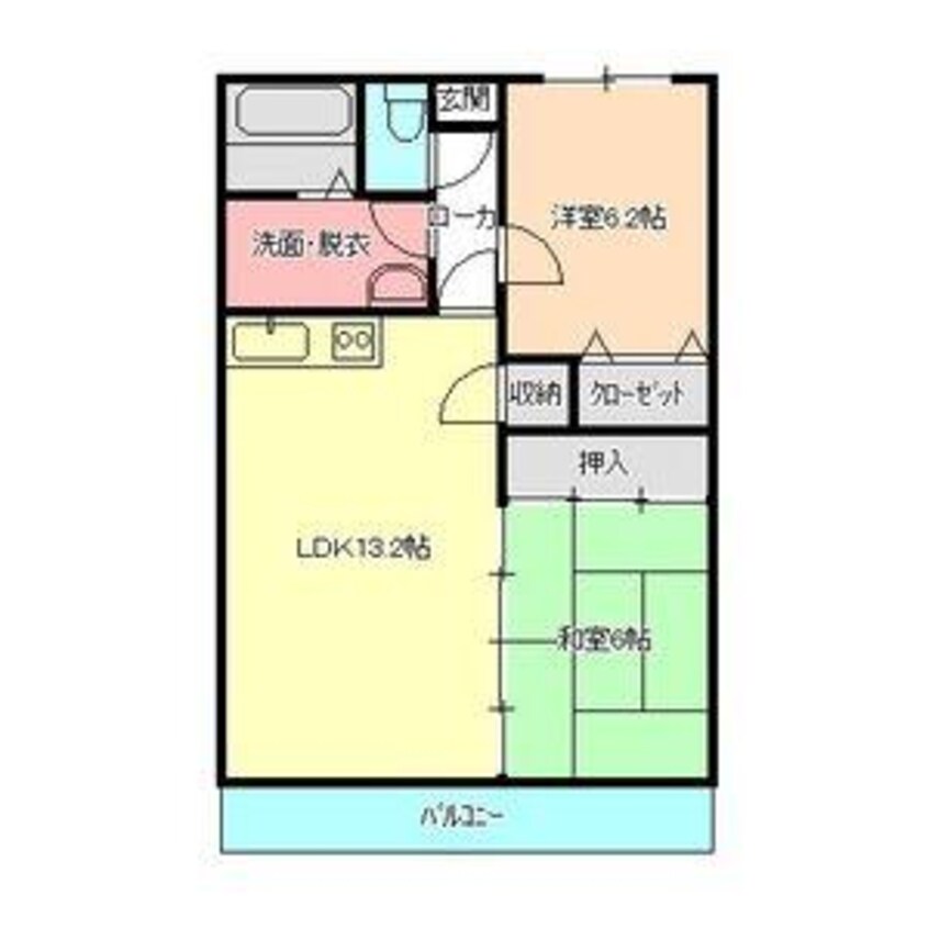 間取図 サンフレッシュ西下台