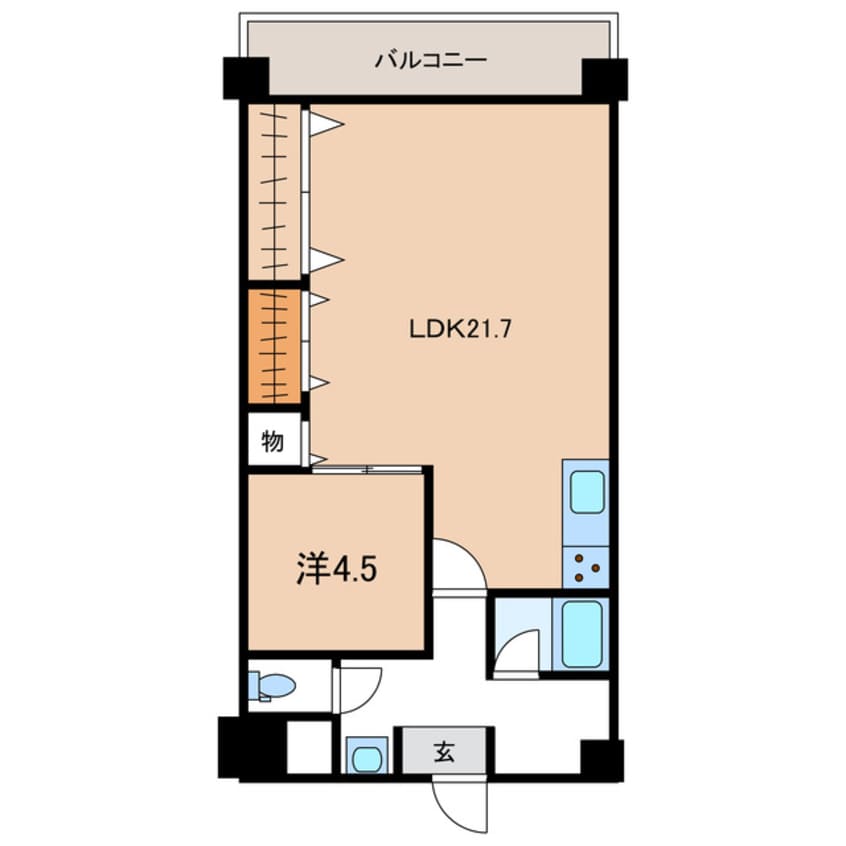 間取図 NOIE旭橋