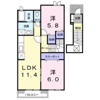 間取図 エミネンス　トシモ―