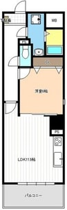 Ｍ１１８ 1LDKの間取り