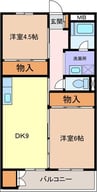 マンションキムラ 2DKの間取り