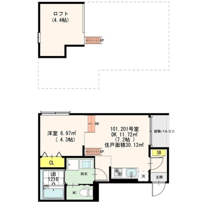 間取図 レンガースII