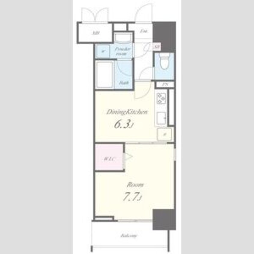 間取図 メイボートレス